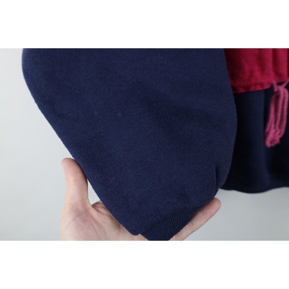 Vintage 90s Streetwear Womens Medium Faded Baggy Fit Paris Hoodie Sweatshirt - Picture 10 of 16